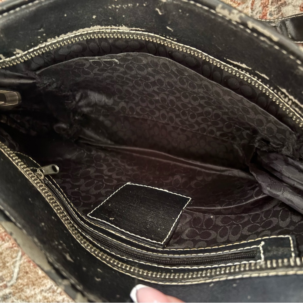 Coach Black Shoulder Bag